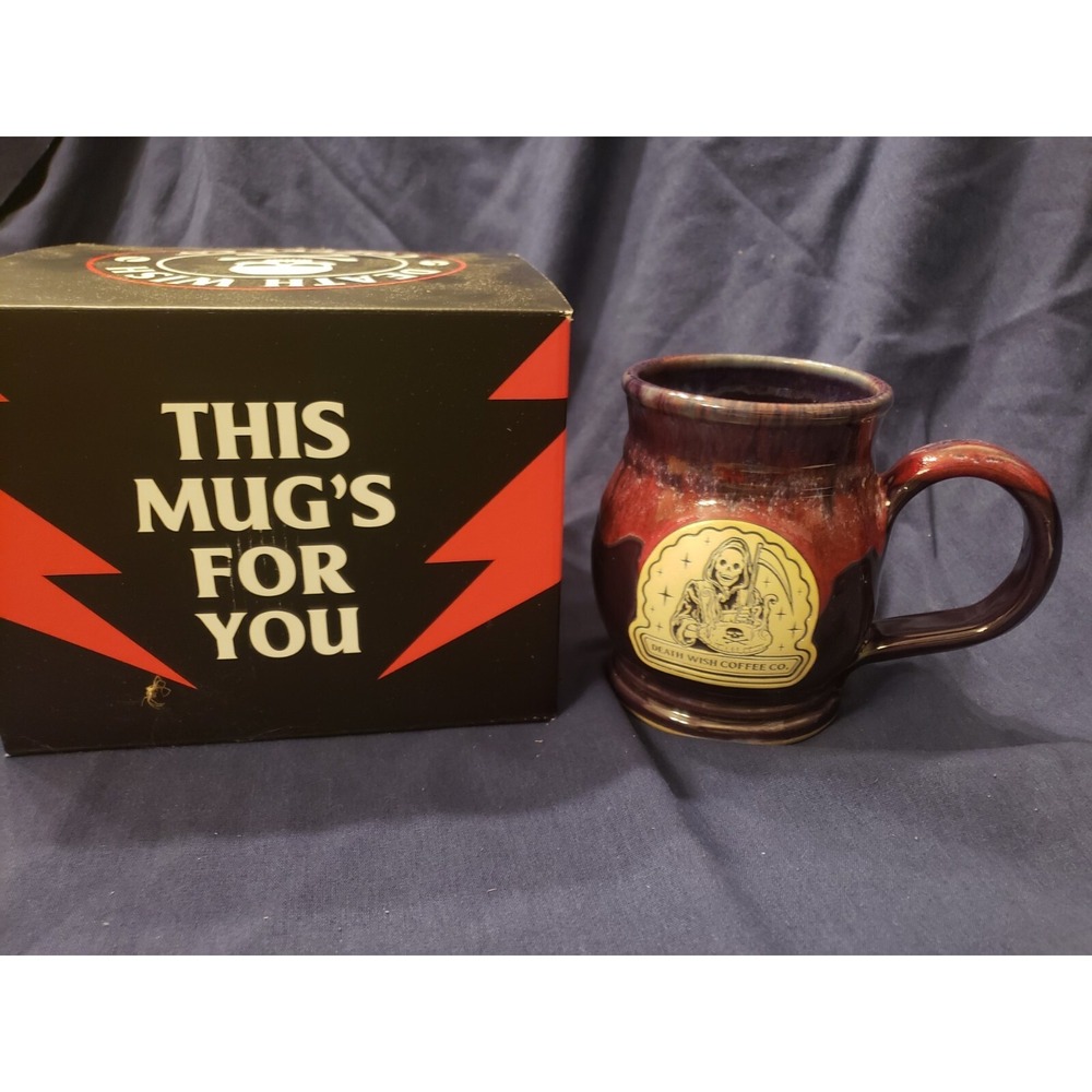 Death Wish Coffee Co. Mug Limited Edition Pie Pi Day Tankard #4117/4500 NIB 2022